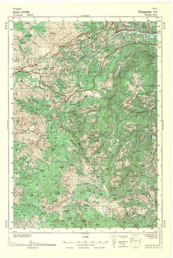 Topografske Karte  Srbije 1:25000 Prijepolje