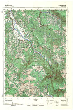 Topografske Karte  Srbije 1:25000 Prijepolje