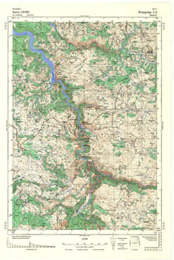 Topografske Karte  Srbije 1:25000 Prijepolje