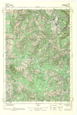 Topografske Karte  Srbije 1:25000 Prijepolje
