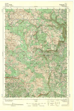 Topografske Karte  Srbije 1:25000 Prijepolje