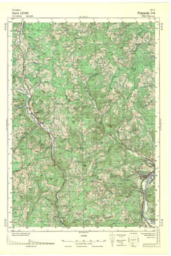 Topografske Karte  Srbije 1:25000 Prijepolje