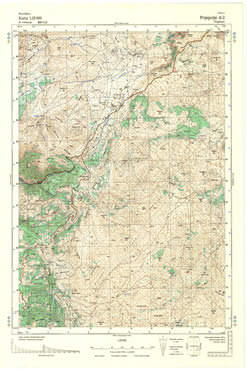 Topografske Karte  Srbije 1:25000 Prijepolje