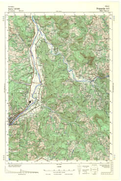 Topografske Karte  Srbije 1:25000 Prijepolje