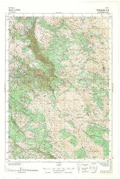 Topografske Karte  Srbije 1:25000 Prijepolje