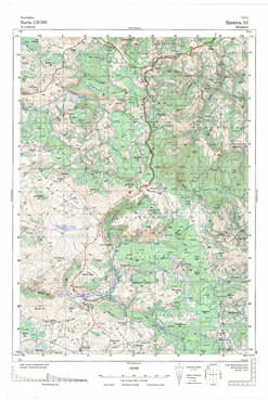 Topografske Karte  Srbije 1:25000 Prijepolje