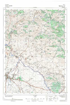 Topografske Karte  Srbije 1:25000 Prijepolje