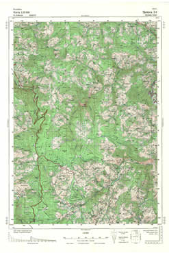 Topografske Karte  Srbije 1:25000 Prijepolje