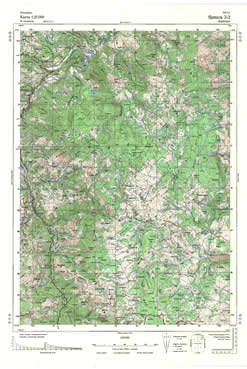 Topografske Karte  Srbije 1:25000 Prijepolje