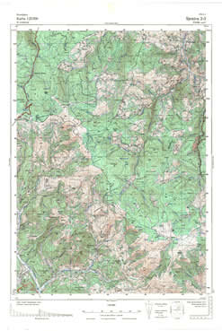 Topografske Karte  Srbije 1:25000 Prijepolje