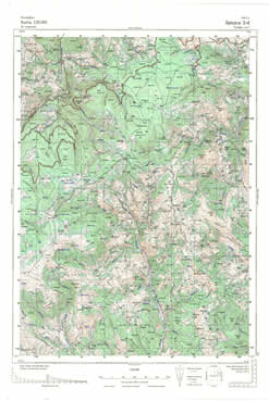 Topografske Karte  Srbije 1:25000 Prijepolje