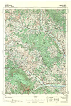 Topografske Karte  Srbije 1:25000 Prijepolje