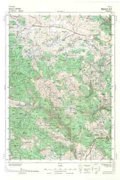 Topografske Karte  Srbije 1:25000 Prijepolje