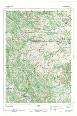Topografske Karte  Srbije 1:25000 Kuršumlija