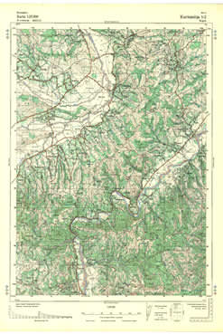 Topografske Karte  Srbije 1:25000 Kuršumlija