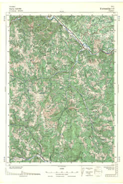 Topografske Karte  Srbije 1:25000 Kuršumlija