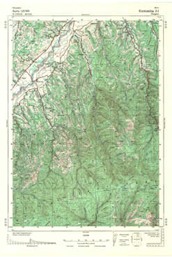 Topografske Karte  Srbije 1:25000 Kuršumlija