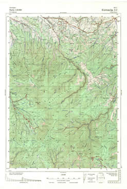 Topografske Karte  Srbije 1:25000 Kuršumlija