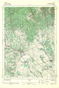 Topografske Karte  Srbije 1:25000 Kuršumlija