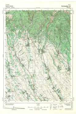 Topografske Karte  Srbije 1:25000 Kuršumlija