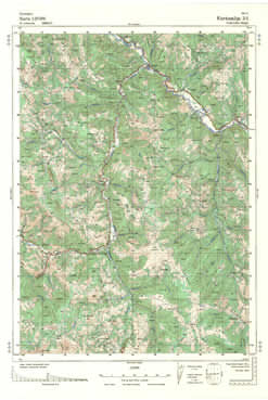 Topografske Karte  Srbije 1:25000 Kuršumlija