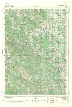 Topografske Karte  Srbije 1:25000 Kuršumlija