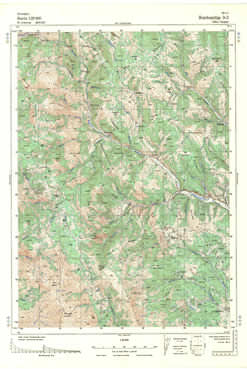 Topografske Karte  Srbije 1:25000 Kuršumlija