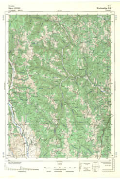 Topografske Karte  Srbije 1:25000 Kuršumlija