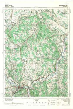 Topografske Karte  Srbije 1:25000 Kuršumlija