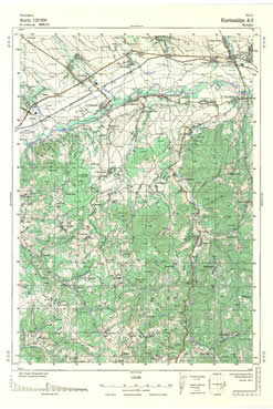 Topografske Karte  Srbije 1:25000 Kuršumlija