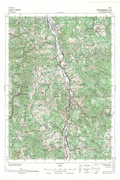 Topografske Karte  Srbije 1:25000 Kuršumlija