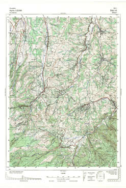 Topografske Karte  Srbije 1:25000 Niš