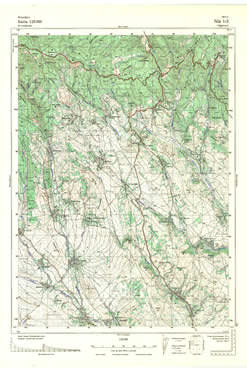 Topografske Karte  Srbije 1:25000 Niš