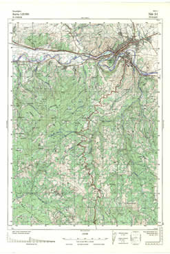 Topografske Karte  Srbije 1:25000 Niš