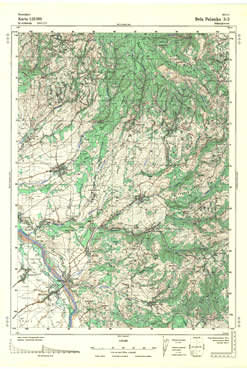 Topografske Karte  Srbije 1:25000 Niš