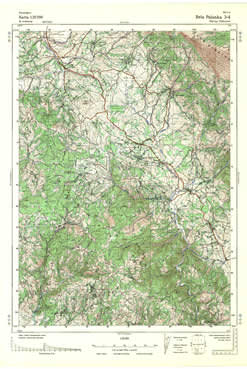 Topografske Karte  Srbije 1:25000 Niš