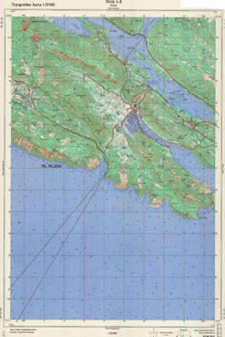 ston topografske karte jna
