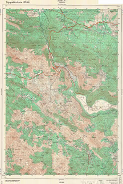 ston topografske karte jna