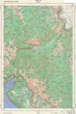 ston topografske karte jna