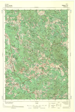 Topografske Karte  Crne Gore Nikšič 1:25000 