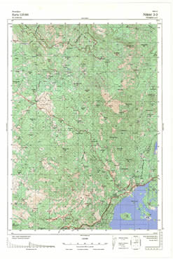 Topografske Karte  Crne Gore Nikšič 1:25000 