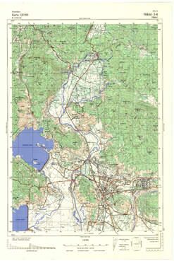 Topografske Karte  Crne Gore Nikšič 1:25000 
