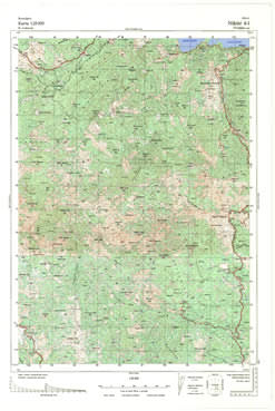 Topografske Karte  Crne Gore Nikšič 1:25000 