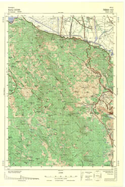 Topografske Karte  Crne Gore Nikšič 1:25000 