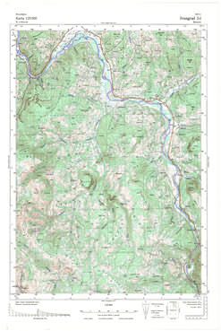 Topografske Karte  Crne Gore Berane 1:25000 