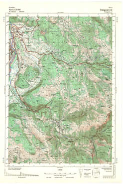 Topografske Karte  Crne Gore Berane 1:25000 