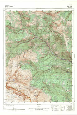 Topografske Karte  Kosovo Peć 1:25000 