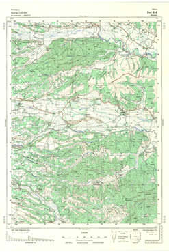 Topografske Karte  Kosovo Peć 1:25000 