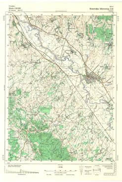 Topografske Karte  Kosovo 1:25000 Kosovska Mitrovica