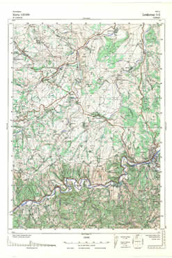 Topografske Karte  Srbije Leskovac 1:25000 